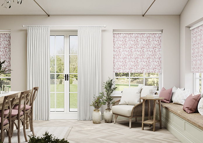 Leilani (Blackout), Coral - Roller Blind - Image 3